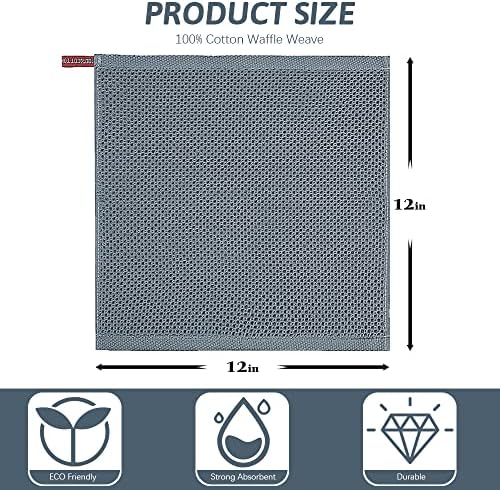 Nialnant 100% Cotton Kitchen Dish Towels, 6 Pack - Image 2