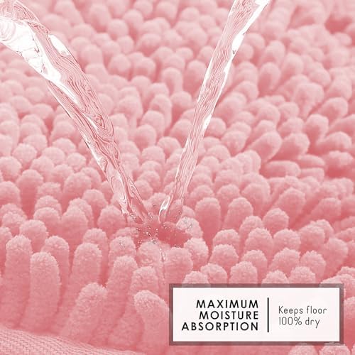 Hearth & Harbor Bathroom Rugs, Chenille Bath Mat - Image 6