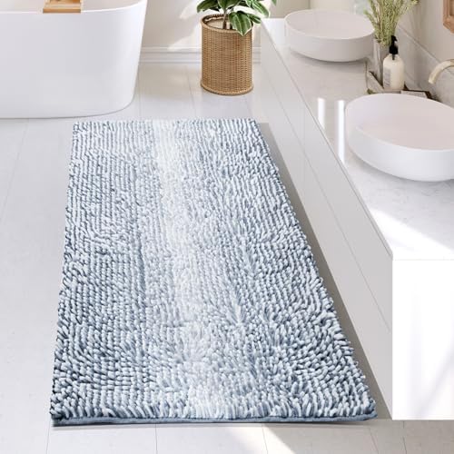Hearth & Harbor Bathroom Rugs, Chenille Bath Mat - Image 2