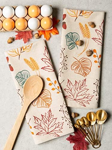 DII Fall Kitchen Towels for Kitchen Decorative Cotton Dish Towel Set, Autumn - Image 6