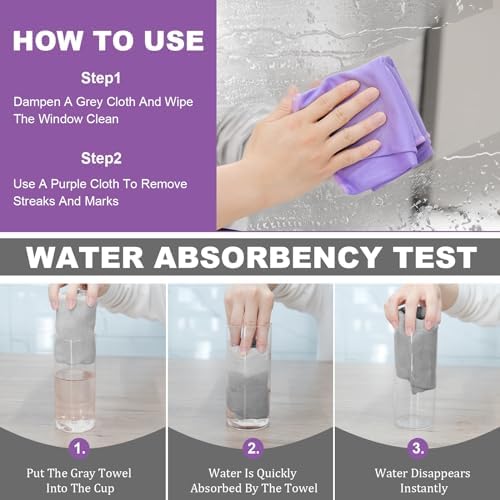 Norwεx - Basic Package - Microfiber - Window Cloth. Just water - without - Image 2