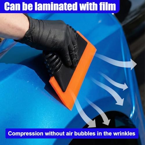Small Squeegee, Soft Rubber PPF Car Window Tint Squeegee, Vinyl Wrap Scraper - Image 4