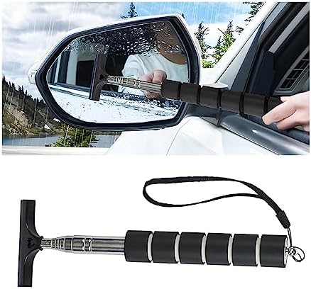 AICEL Car Side Mirror Squeegee, Rearview Mirror Wiper by AICEL