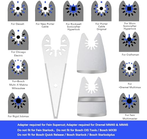 9pcs Oscillating Scraper Blades - Image 3