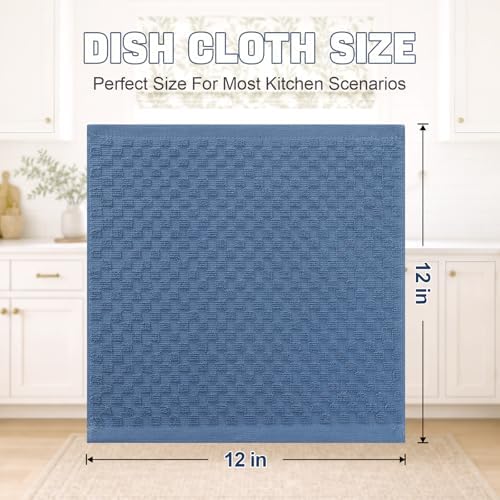 Homaxy 100% Cotton Terry Dish Cloths - Image 3