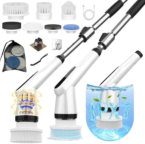 Dreazu Electric Spin Scrubber, Cordless Shower Scrubber by Dreazu