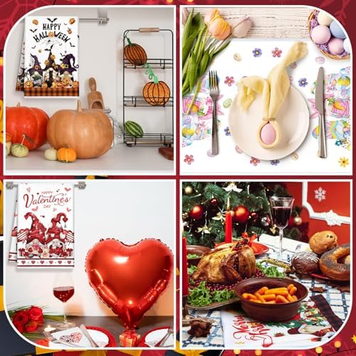 FuWeave 12 Pcs Seasonal Kitchen Towels Set - Image 6