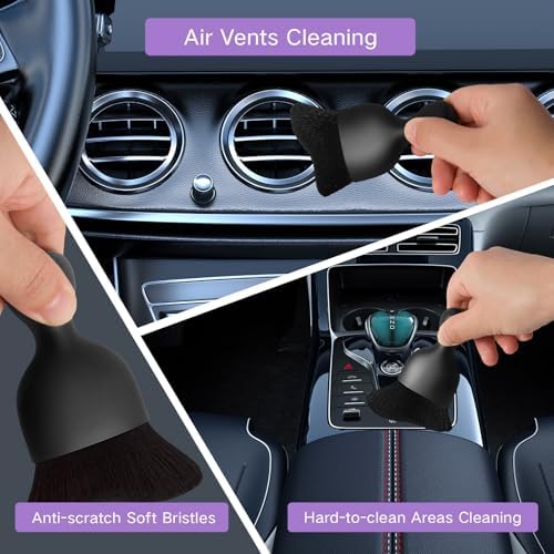 Qydipclin 10pcs Windshield Cleaning Tool Car Interior Window Cleaner Kit - Image 7