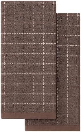 Homaxy 100% Cotton Terry Kitchen Towels, 2 Pack by Homaxy