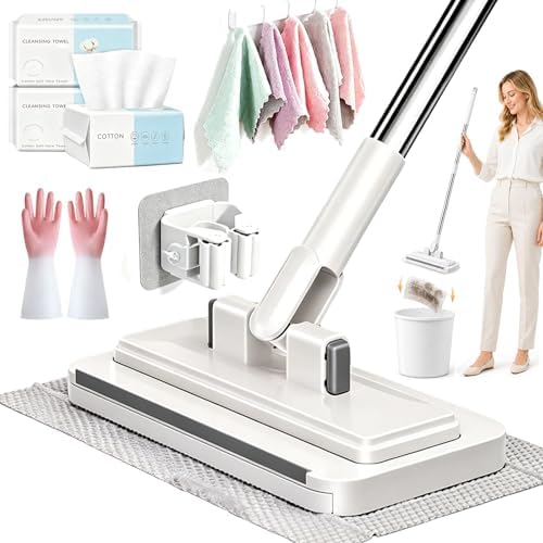 Hands-Free Multi-Purpose Flat Mop, 2026 New Hands Free Flat Mop One Click by DENGWANG