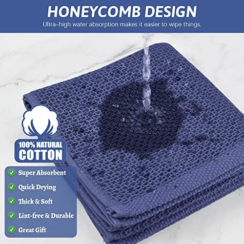 Nialnant 6 Pcs Kitchen Towels, 100% Cotton, 13 x 28 in - Image 3