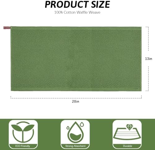 Nialnant 6 Pcs Kitchen Hand Towels, 100% Cotton, 13 x 28 in - Image 2