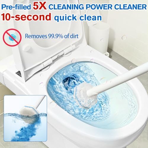 Disposable Toilet Bowl Brush and Holder - Image 3