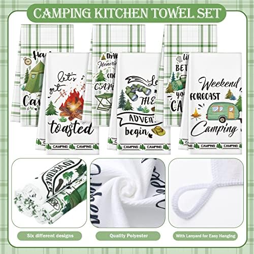 Redbaker 6 Pcs Camping Kitchen Towels - Image 3