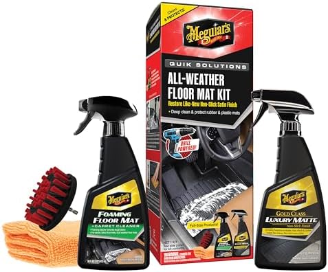Meguiar’s Quik Solutions All-Weather Floor Mat Kit by Meguiars