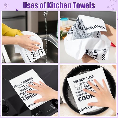 R HORSE Funny Saying Kitchen Dish Towels - Image 2