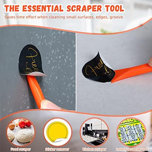 Minatee 18 Pcs Carbon Fiber Plastic Scrapers Cleaning Tool Non-scratch Plastic - Image 7