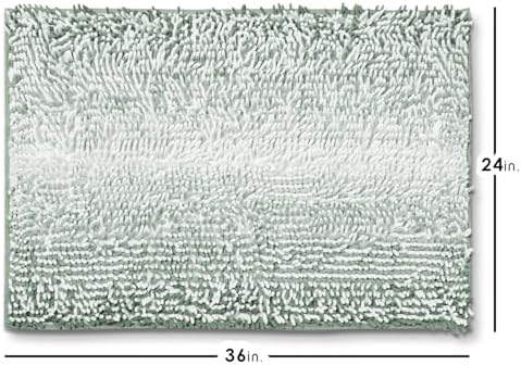 Hearth & Harbor Bathroom Rugs, Chenille Bath Mat - Image 3