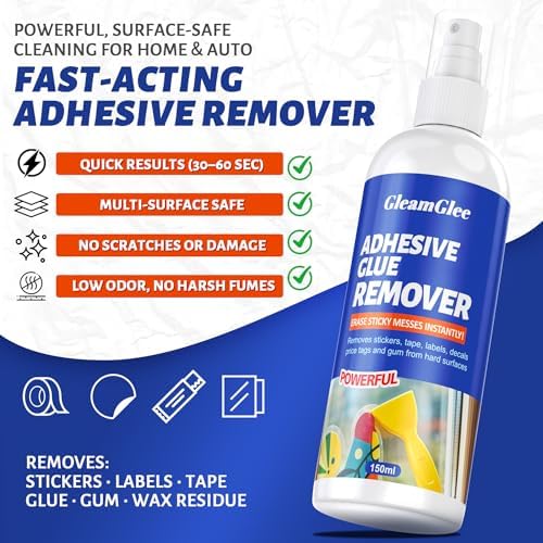 Adhesive Remover Spray, 15-Second Residue-Free Clean - Image 2