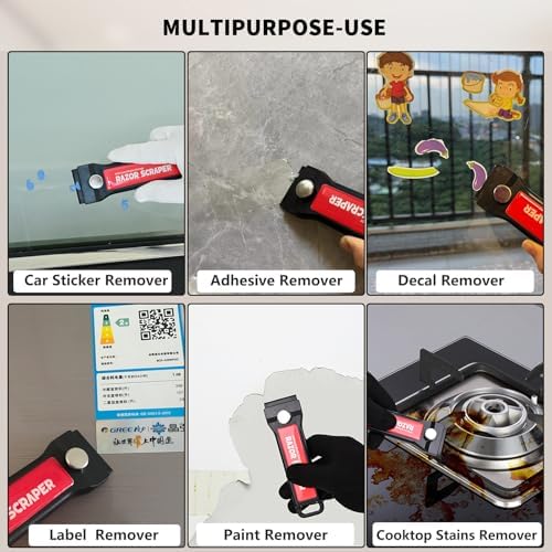EHDIS 2PCS Plastic Razor Blade Scraper - Image 4