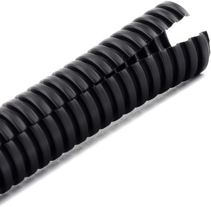ZhiYo 13ft-1/4” 13ft-3/8” 13ft-1/2” Wire Loom Split Tubing Auto Wire Conduit by ZhiYo