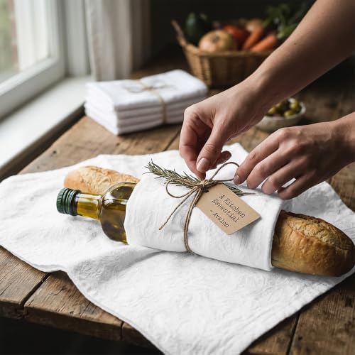 Avalon Kitchen Flour Sack Towels – 30 Pack, 28x28 Inch, 100% Cotton – Flour - Image 6