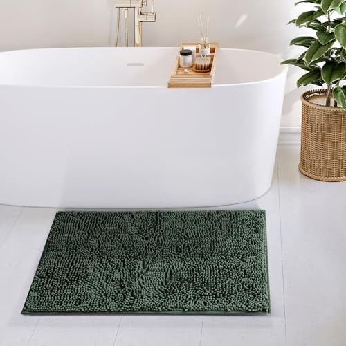 Hearth & Harbor Bathroom Rugs, Chenille Bath Mat - Image 2