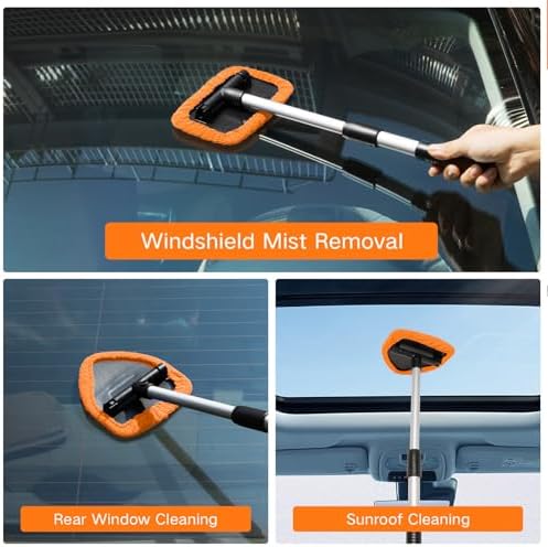 Qydipclin 10pcs Windshield Cleaning Tool Car Interior Window Cleaner Kit - Image 2
