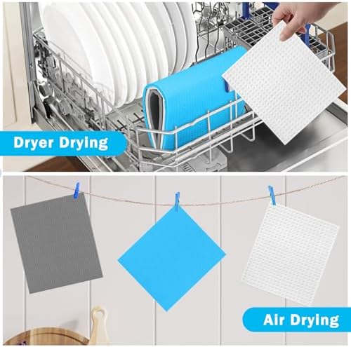 HOMEXCEL 50PK Swedish Dishcloths - Image 7