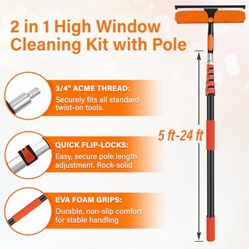 14" Extra-Wide Window Squeegee - Image 3