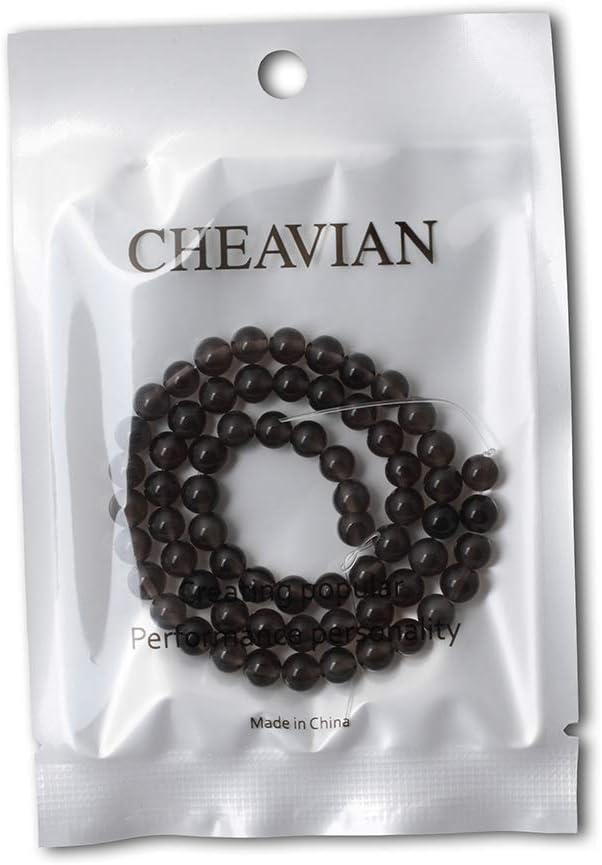 60PCS 6mm Natural Ice Obsidian Gemstone Round Loose Beads Crystal Energy Stone - Image 5