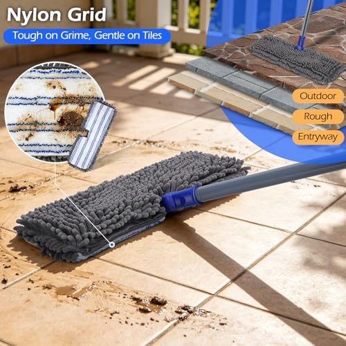Dust Mop for Hardwood Floors, Double-Sided Flat Mops - Image 4