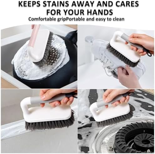 Scrub Brush, Scrubbing Cleaning Brushes, Heavy Duty Cleaning Brushes - Image 6