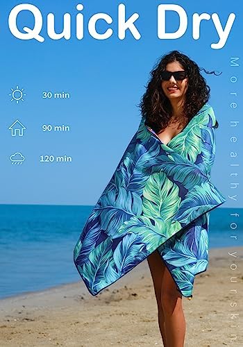 Widdonen Microfiber Beach Towel, Extra Large 4 Pack-71x32 - Image 6