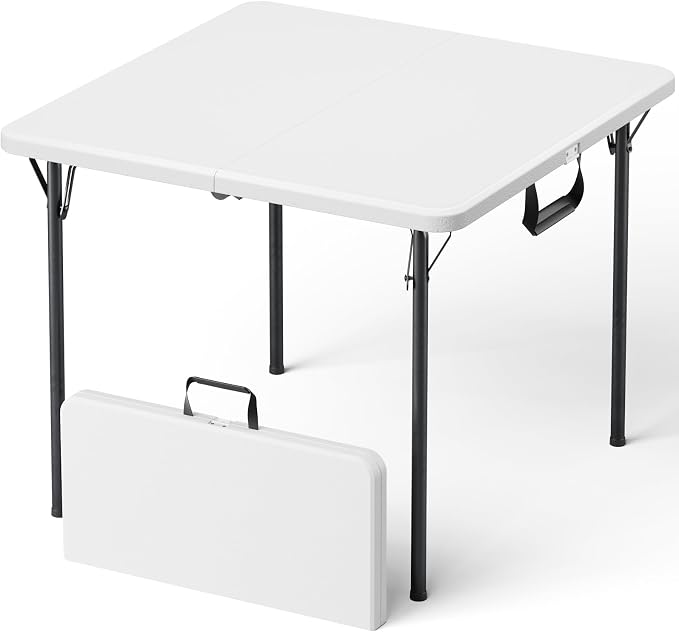 Folding Table, 36 Inch Square Foldable Card Table by FoldingFurniture