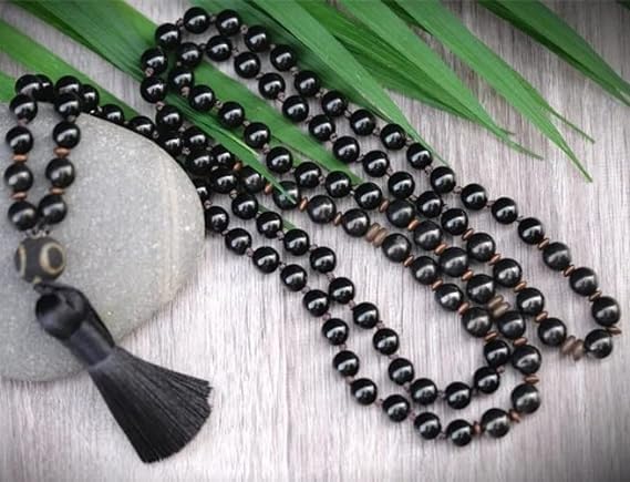 Zenkeeper About 180 Pcs Black Obsidian Beads - Image 5