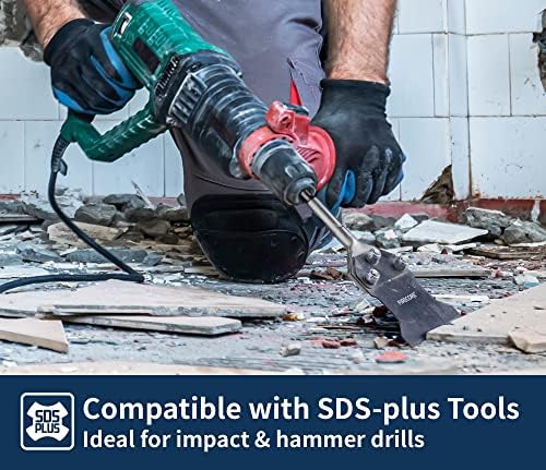 Firecore 4 in x 10 in SDS Plus Floor Scraper, Thinset Removal Chisel Bit - Image 4