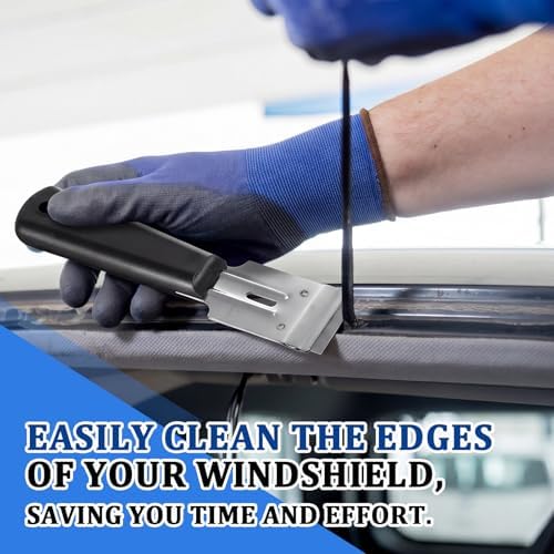 4 Pcs Wide Windshield Pinchweld Scraper Sticker Removal Tool - Image 4