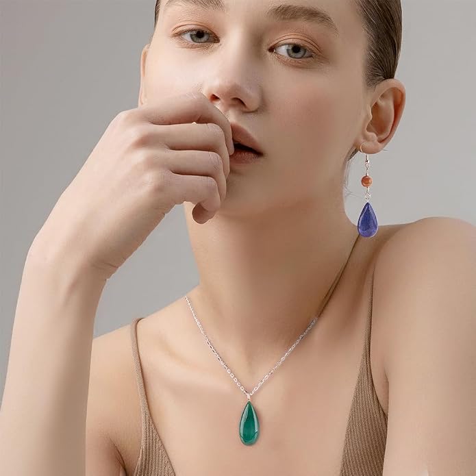 PH PandaHall Teardrop Shaped Natural Gemstone Cabochons - Image 5