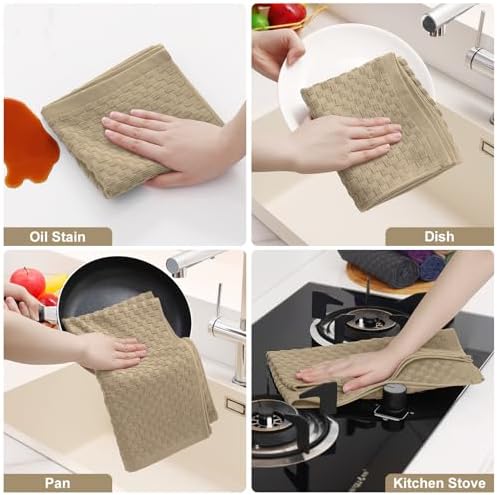 Homaxy 100% Cotton Terry Kitchen Towels - Image 5