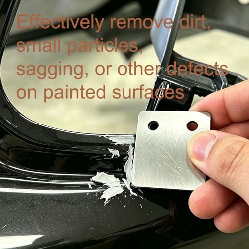 Carbide Tungsten Denibbing Tool， Paint Run Removal Tool，Car Paint Repair File - Image 4