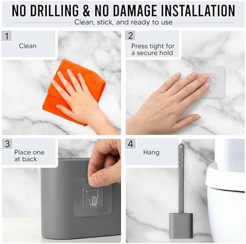 Modern Minimalist Silicone Toilet Brush - Image 5