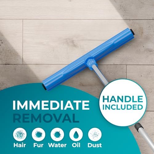 HeloMor 2 Pack 17” Floor Squeegee Broom Scrubbing Brush - Image 5