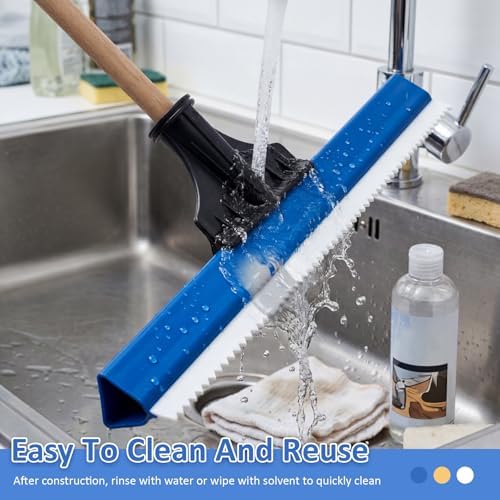 2 Pack 16 Inch Epoxy Floor Squeegee, Notched Squeegee - Image 4