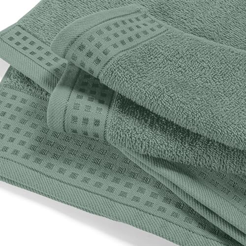 GLAMBURG Ultra Soft 4 Pack Oversized Bath Towel Set 27x54 inches, 100% Cotton - Image 2