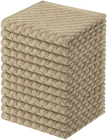 Homaxy 100% Cotton Terry Dish Cloths by Homaxy