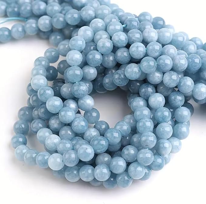 Zenkeeper About 180 Pcs Aquamarine Beads - Image 3