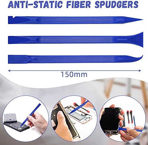 Minatee 18 Pcs Carbon Fiber Plastic Scrapers Cleaning Tool Non-scratch Plastic - Image 2