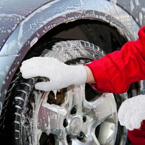 Patelai 3 Pairs Microfiber Dusting Gloves - Image 6