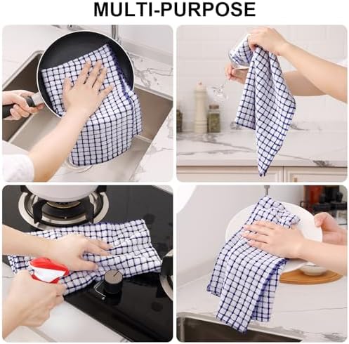 Kitinjoy Cotton 10 Pack Terry Kitchen Towels - Image 5
